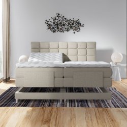 Elevationsseng 160x200 cm incl headboard og fragt