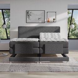 Elevationsseng 160x200 cm incl headboard og fragt