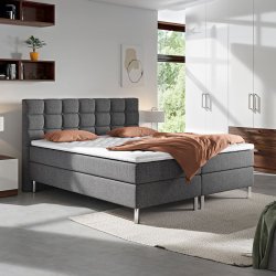 Kontinentalseng 180x200 cm incl headboard og fragt