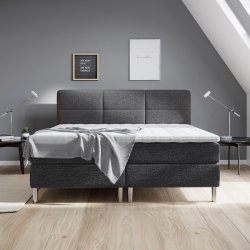 Kontinentalseng 180x200 cm incl headboard og fragt