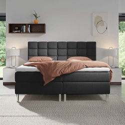 Kontinentalseng 180x200 cm incl headboard og fragt