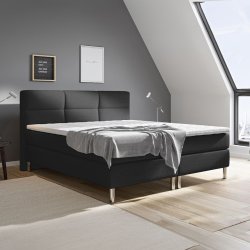 Kontinentalseng 180x200 cm incl headboard og fragt