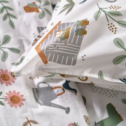 Sengest 100% Bomuld -140 x 200 cm - Eventyr Skov