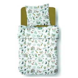 Sengest 100% Bomuld -140 x 200 cm - Eventyr Skov