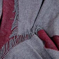 Uldplaid i 100% uld (140x200 cm) Vinrd/Gr