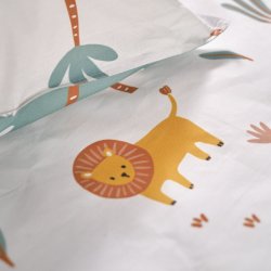 Sengest 100% Bomuld -140 x 200 cm - Safari Land