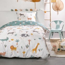 Sengest 100% Bomuld -140 x 200 cm - Safari Land