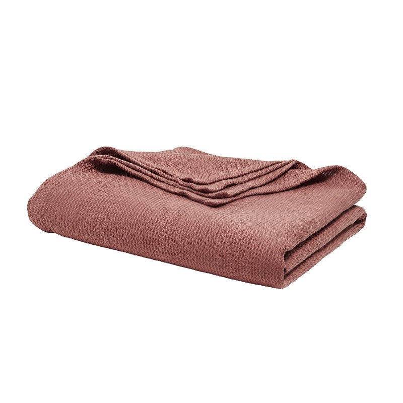 Sengetppe 100% Bomuld -220 x 240 cm Prestige Terracotta